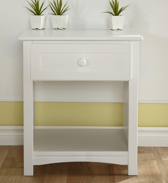 Pali Bolzano Collection Nightstand in White