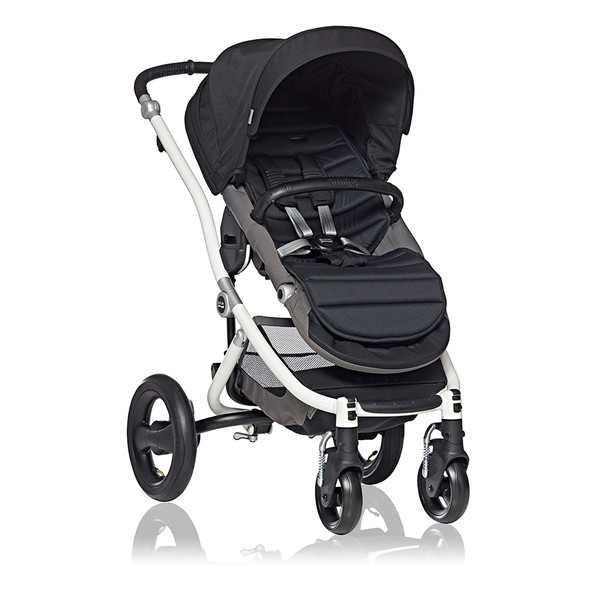 Britax Affinity Stroller in White with Black Colorpack