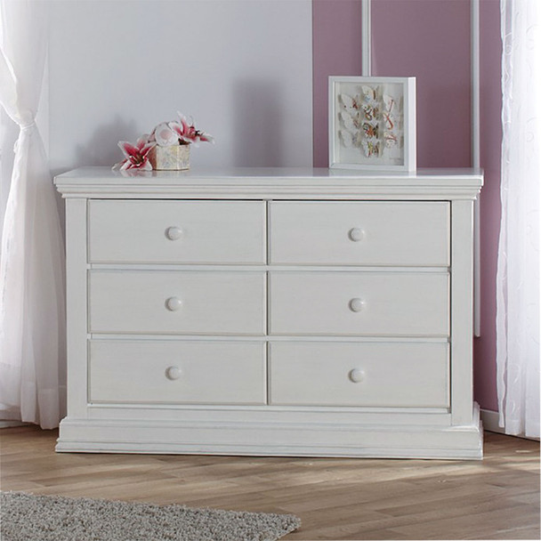 Pali Modena Collection Double Dresser in Vintage White