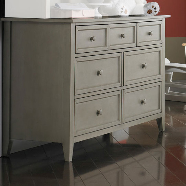 Dolce Babi Primo Double Dresser in Grey Satin