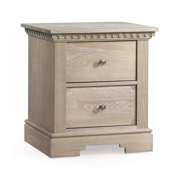 Natart Ithaca Collection Nightstand in Sugar Cane