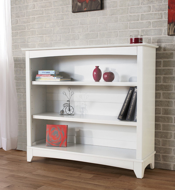 Pali Cristallo Bookcase Hutch in Vintage White