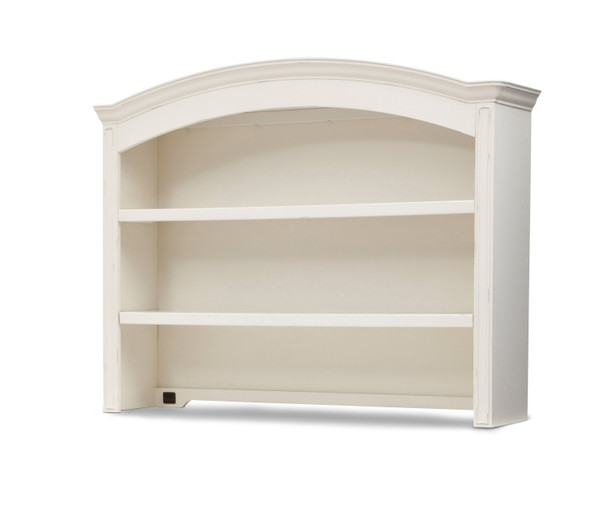Simmons Castille Collection Bookcase/Hutch in Vintage White