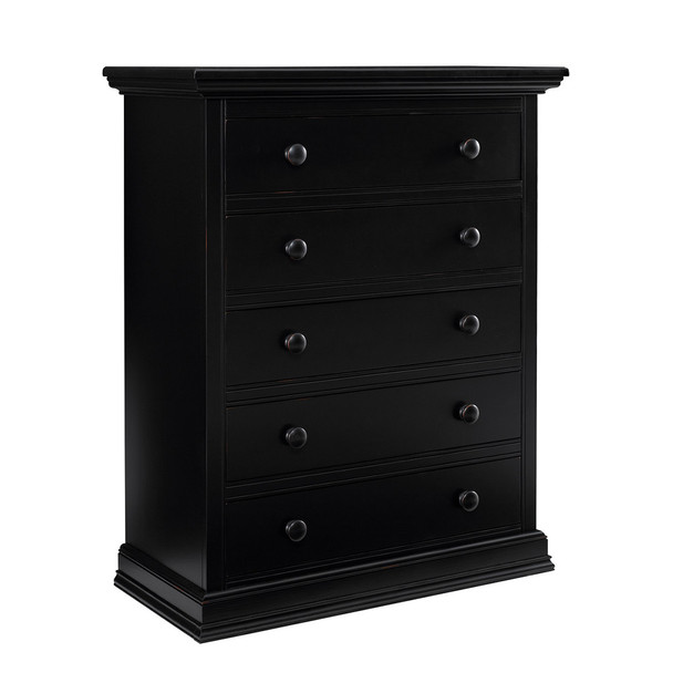 Dolce Babi Maximo 5 Drawer Dresser in Rubbed Onyx