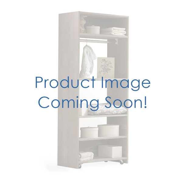 NEST Provence Collection Convertible wardrobe system (included 3 shelves & 2 hanging rods) in Mink