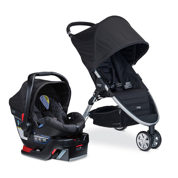 Britax B-Agile 3 Travel system with B-Safe 35 in Black - Bambi Baby