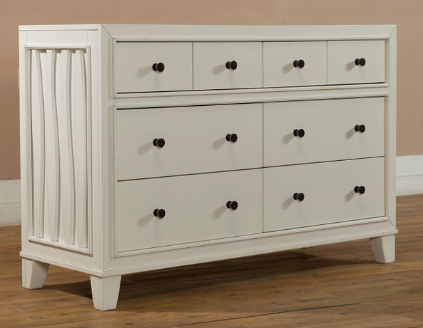 Stella Baby and Child Skyla Collection Double Dresser in Belgium Cream