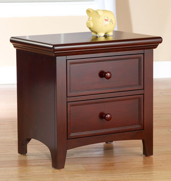 Lusso Nursery Seville Collection Nightstand in Espresso
