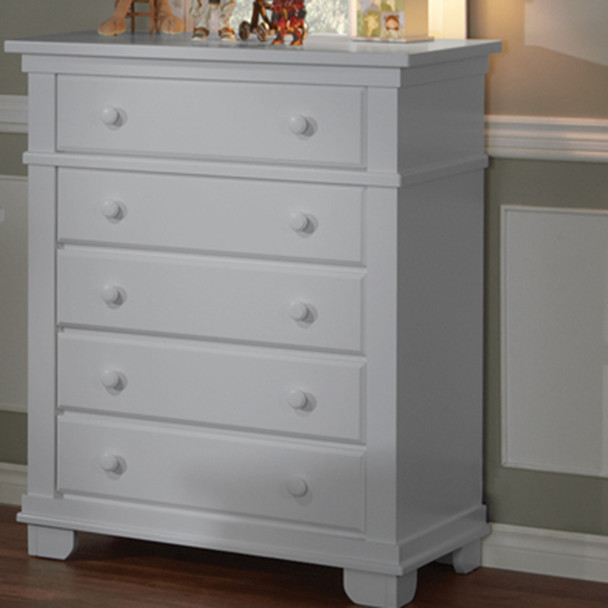 Pali Lucca Collection 5 Drawer Dresser in Stone