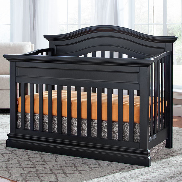 Westwood Stone Harbor Convertible Crib in Black