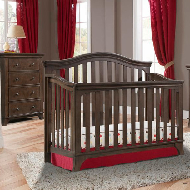 Stella Baby & Child Kensington 2 Piece Nursery Set in Madeira - Crib and 4 Drawer Dresser