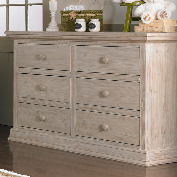 Dolce Babi Maximo Double Dresser in Driftwood