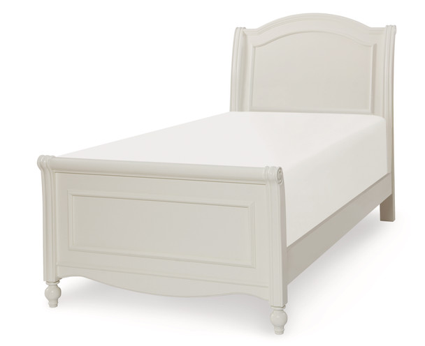 Legacy Classic Kids Harmony Chelsea Twin Size Bed in Antique Linen White