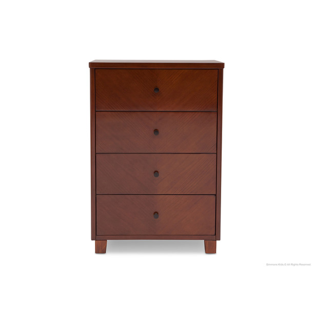 Simmons Bellante 4 Drawer Dresser in Espresso Truffle