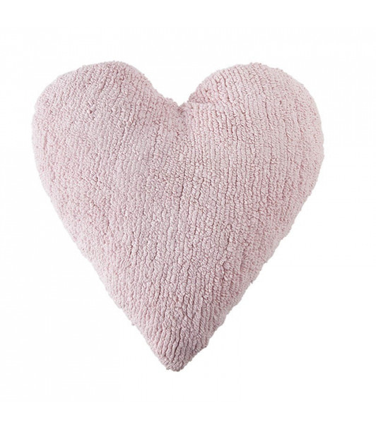 Lorena Canals Heart Cushion in Pink