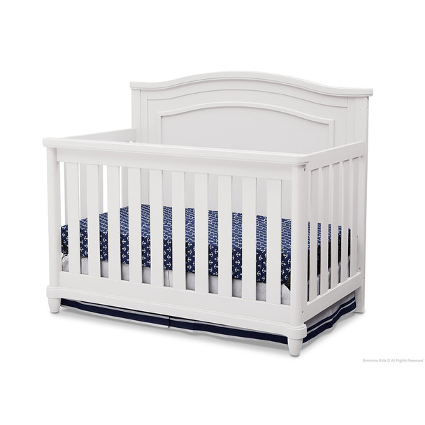 Simmons Belmont Collection Crib in Bianca