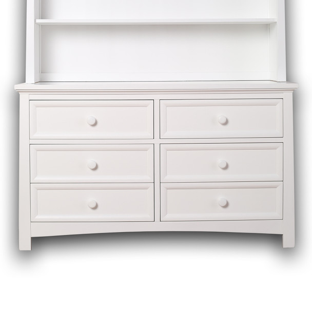 Silva Serena White Baby Dresser with Six Drawers - Bambi Baby