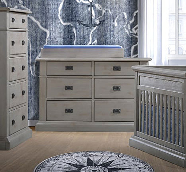 Natart Cortina Double Dresser in Grey Chalet