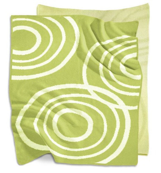 Nook Knitted Organic Cotton Blanket-Lawn