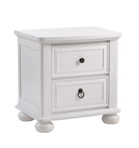 Pali Siracusa Nightstand in Vintage White