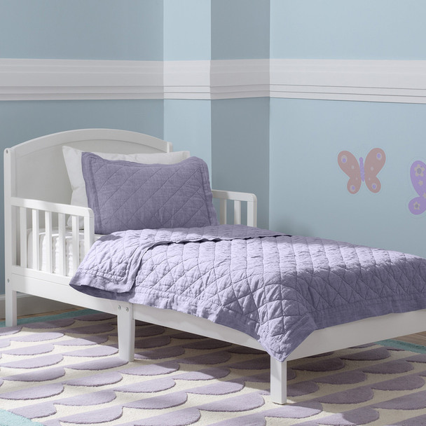 Delta Abby Toddler Bed in Bianca