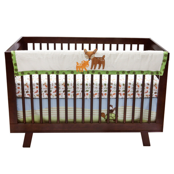 Lambs & Ivy Woodland Tales Crib Rail Cover