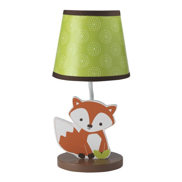 Bedtime Originals Friendly Forest Collection Lamp with Shade and Bulb