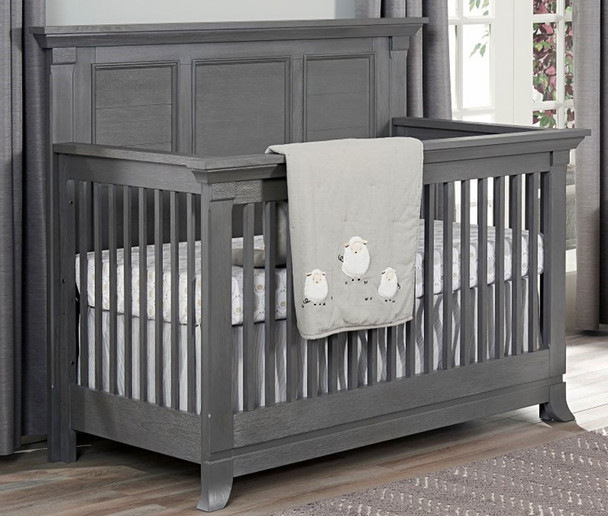 Oxford Baby Hamilton Collection Convertible Crib in Marble Gray