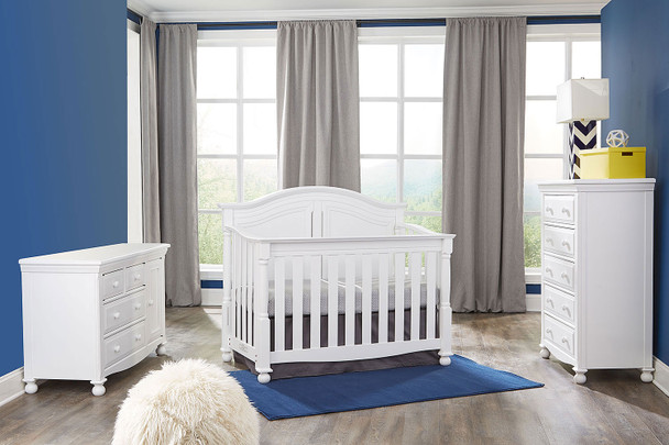 Westwood Monterey Collection 3 Piece Nursery Set in White