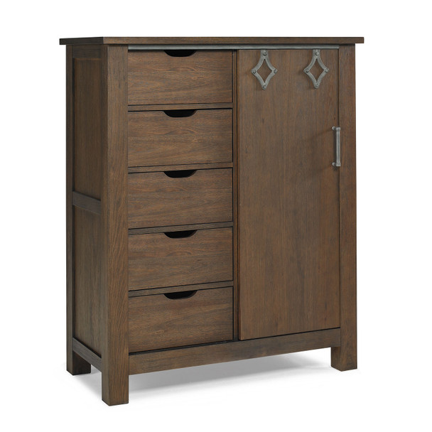 Dolce Babi Lucca Chifforobe in Weathered Brown