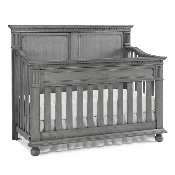Dolce Babi Naples Full Panel Crib in Nantucket Grey by Bivona & Company