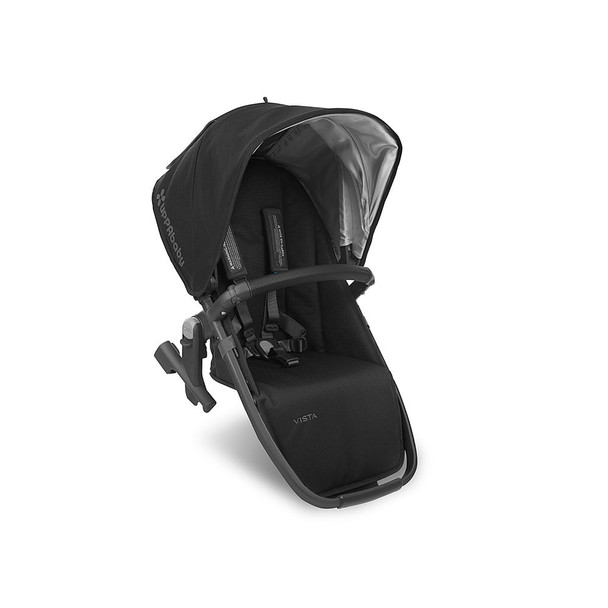UPPAbaby VISTA RumbleSeat in Jake (Black/Carbon/Black Leather)