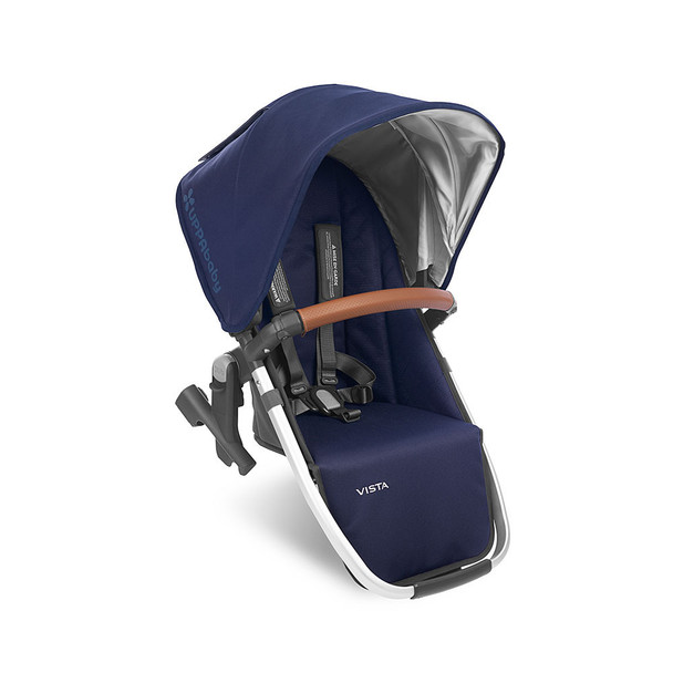 UPPAbaby VISTA RumbleSeat in Taylor (Indigo/Silver/Saddle Leather)