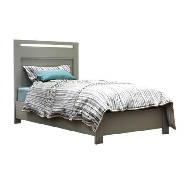 NEST Bruges Collection Milano Twin Bed 39" In Grigio