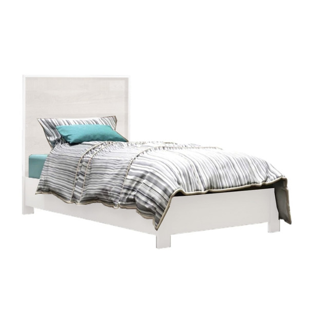 NEST Matisse Collection Classic Twin Bed 39" In White