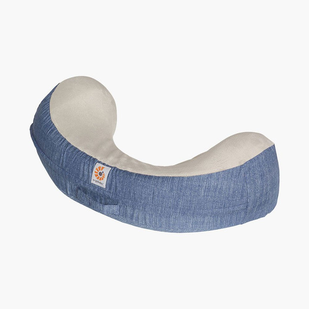 Ergobaby Natural Curve Nursing Pillow Cover in Vintage Blue