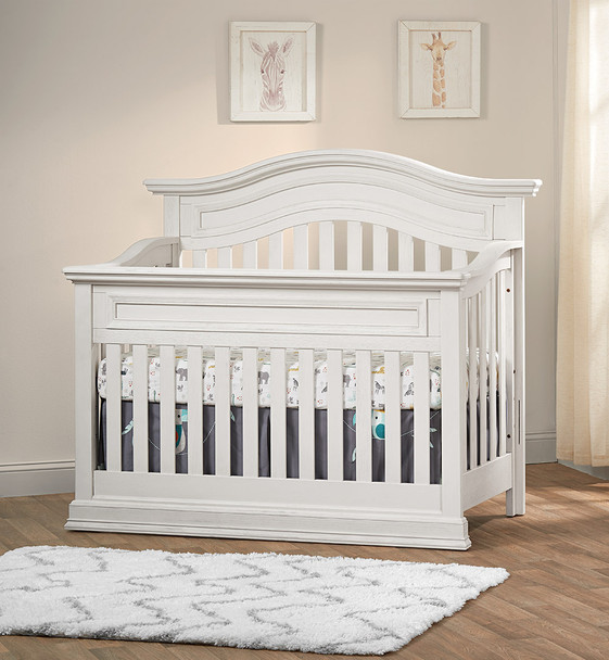 Oxford Baby Glenbrook Collection Convertible Crib in Oyster White