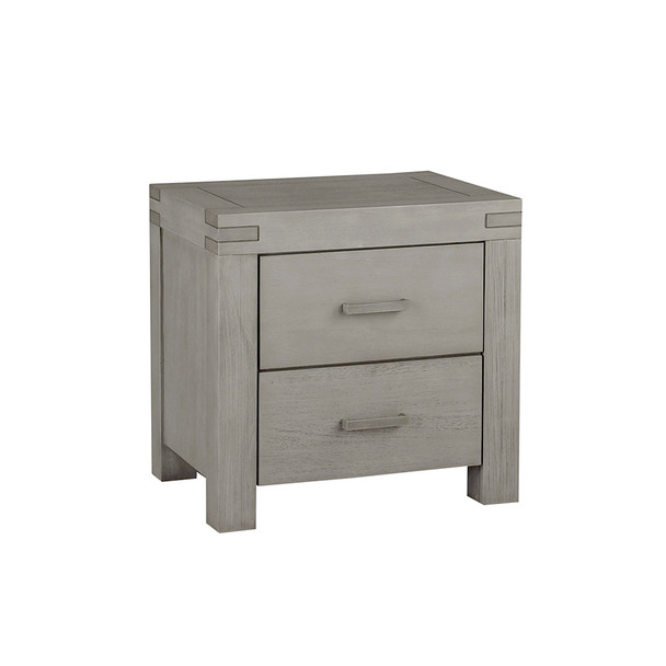 Oxford Baby Piermont Collection Nightstand in Rustic Stonington Gray
