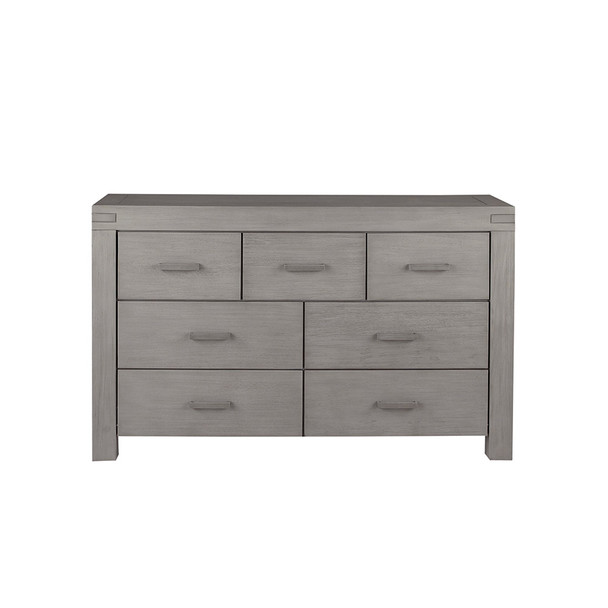 Oxford Baby Piermont Collection 7 Drawer Dresser in Rustic Stonington Gray
