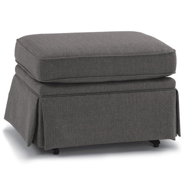 Best Chairs Charlotte Glide Ottoman - Granite