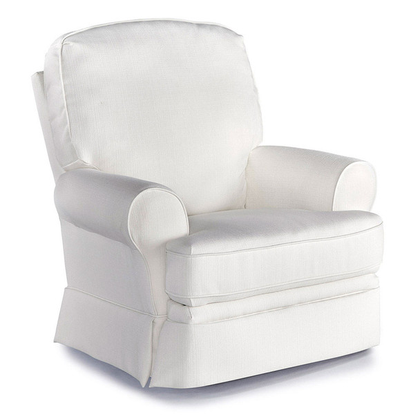 Best Chairs Dakota Swivel Glide Recliner - Snow