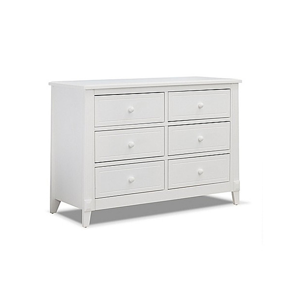 Sorelle Berkley Double Dresser in White - Bambi Baby