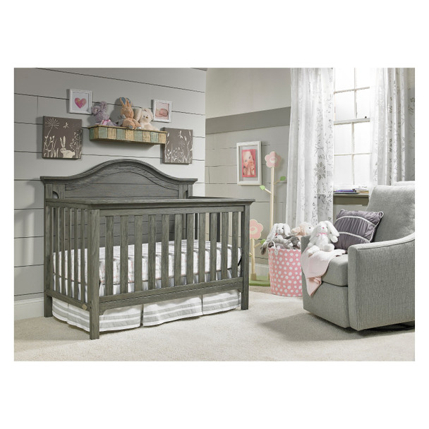 Ti Amo Catania Convertible Crib in Farmhouse Grey