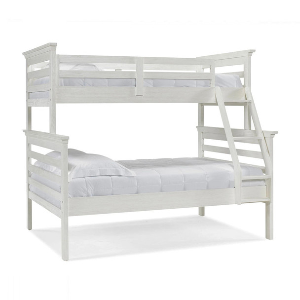 Dolce Babi Lucca TWIN/FULL BUNK BED in Sea Shell  White
