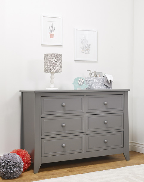 Sorelle Brittany Double Dresser in Grey