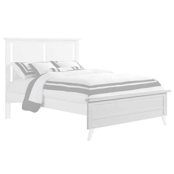 Oxford Baby Holland Low Profile Footboard in White