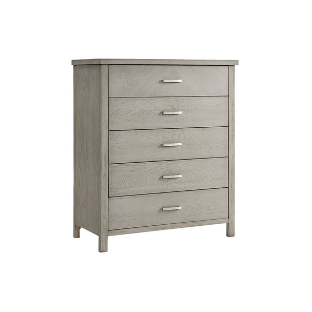 Oxford Baby Phoenix 5 Drawer Chest in Weathered Oak