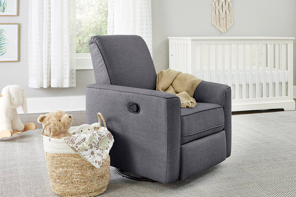 Westwood Aspen Swivel and Manual Reclining Glider in Stone