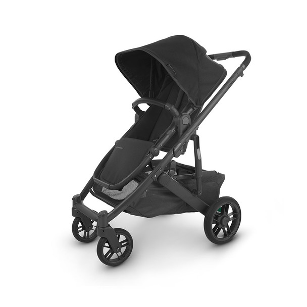 UPPAbaby Cruz V2 Stroller - in Jake (charcoal/carbon frame/black leather)