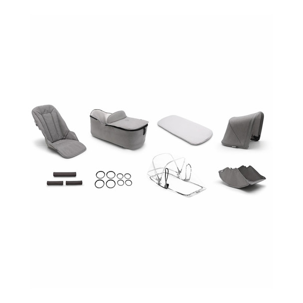Bugaboo Fox Mineral Style Set Complete in Light Grey